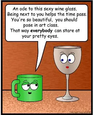 sexy wine glass