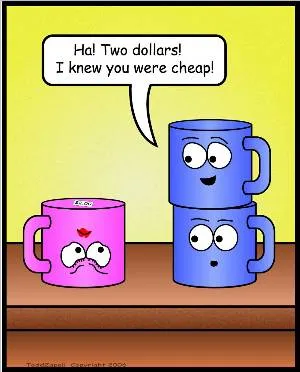two dollar mug