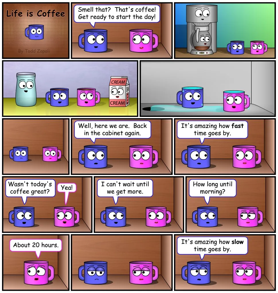 How Slow Time Goes Comic