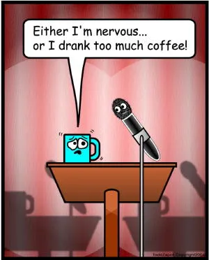 nervous comic