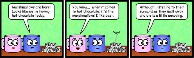 melt away and die