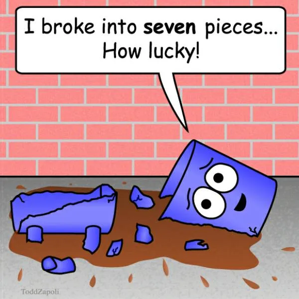 seven pieces