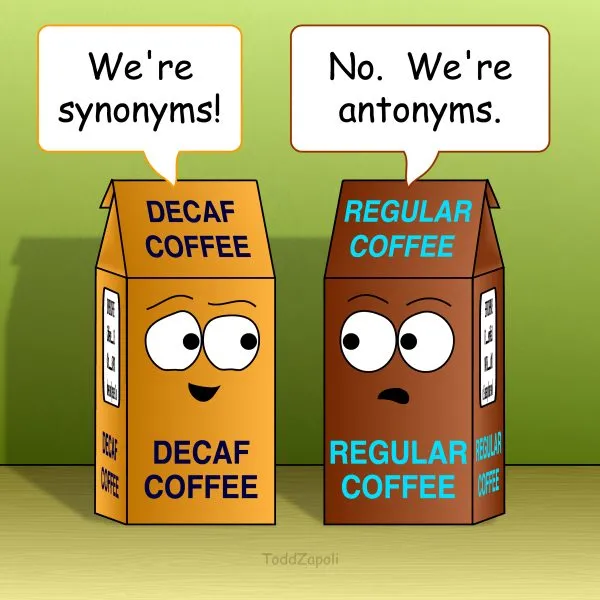 Synonyms Antonyms