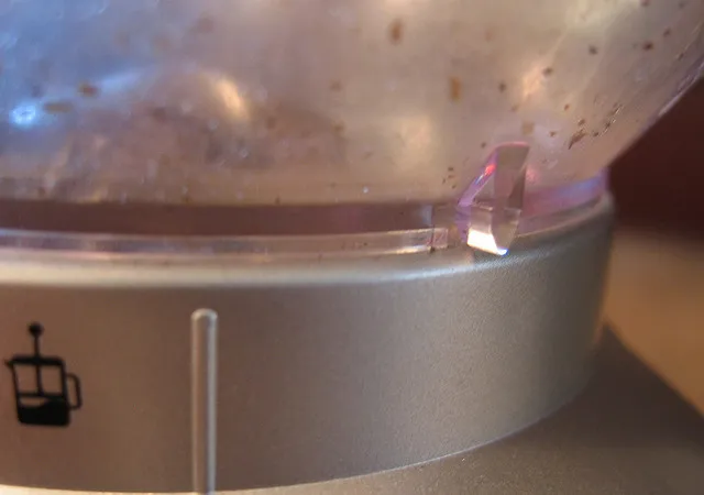 Twist hopper counter-clockwise