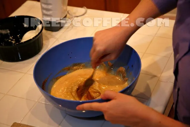mix into bowl