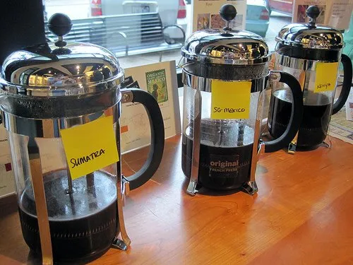 French Press Coffee Tasting
