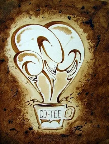 Three Cup - Coffee artwork 