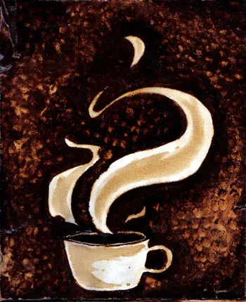 Swirly Cup - Coffee Artwork