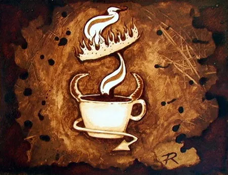 Teufel Cafe - Coffee Artwork