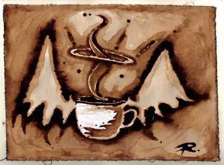 Angelic Aroma - Coffee Artwork