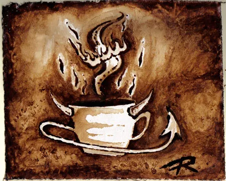 Flame-O-Cup - Coffee Artwork