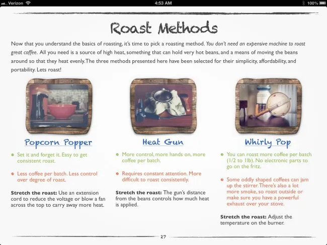 Home Roasting Methods