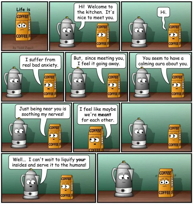 Anxiety Coffee Comic
