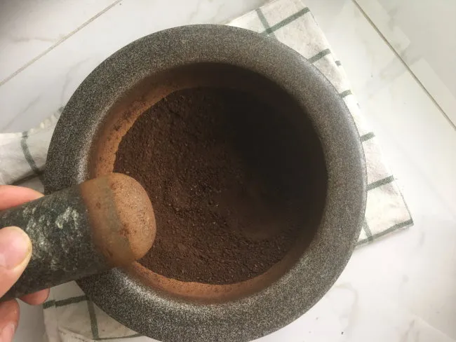 mortar pestle for coffee