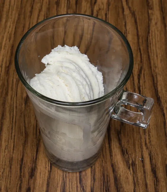 ice cream inside cup 