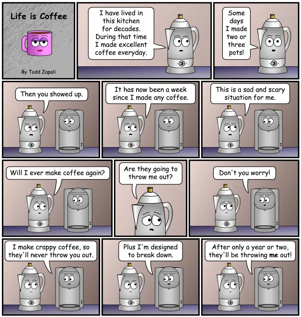 Coffee Comic - Designed to Break Down