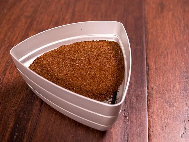 Kruve Coffee Sifter with Coffee Ready to Sift