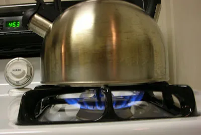 Kettle on Stove