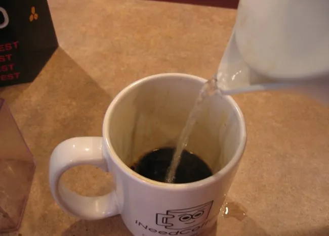 add water to aeropress concentrate