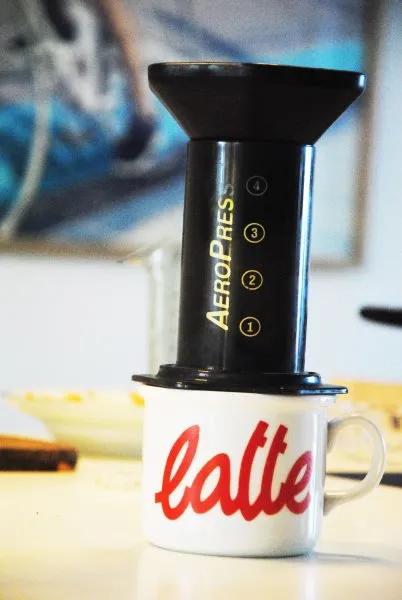 pull aeropress shot