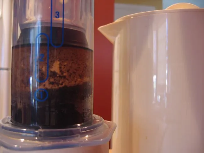 aeropress post plunge