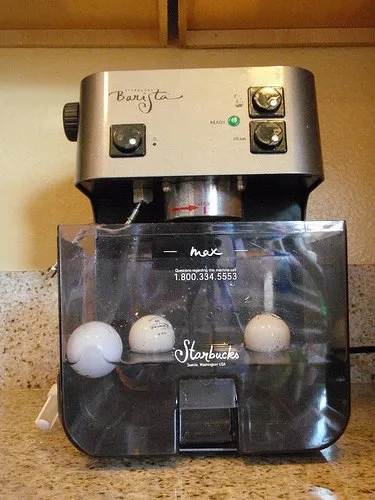 Add Ping Pong Balls to water tank for espresso machine
