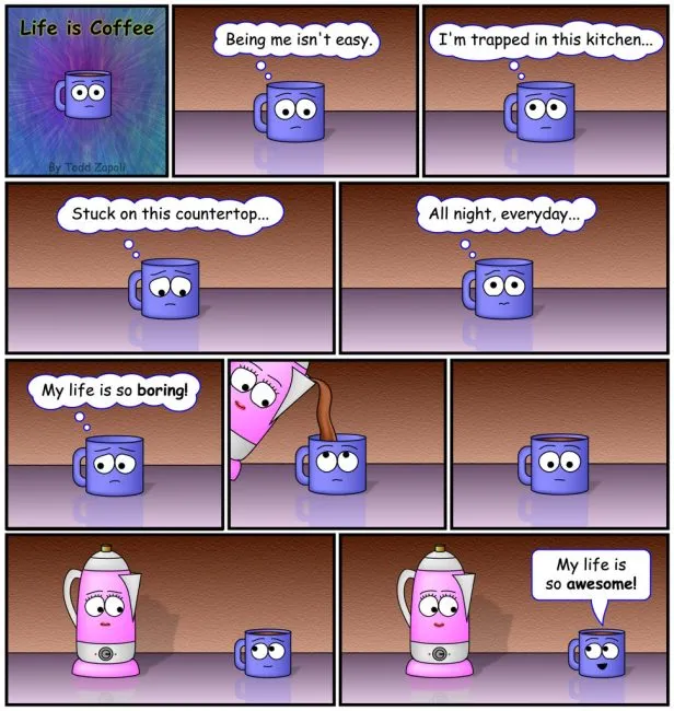 Being Me Coffee Comic