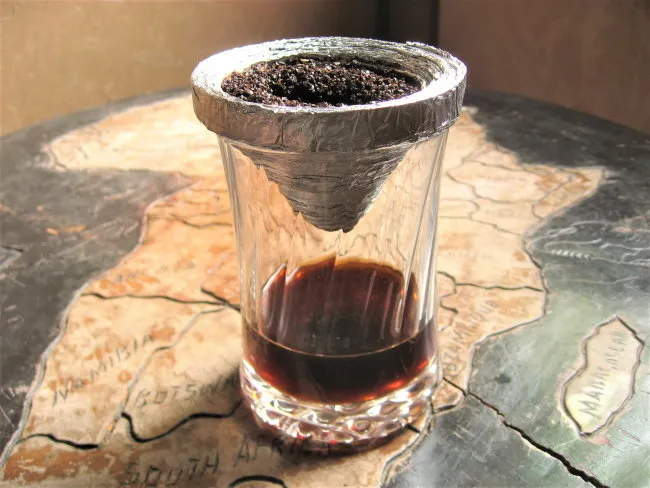 Brew Coffee with Foil