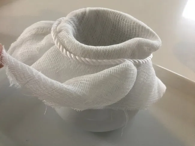 prep cloth for brewing