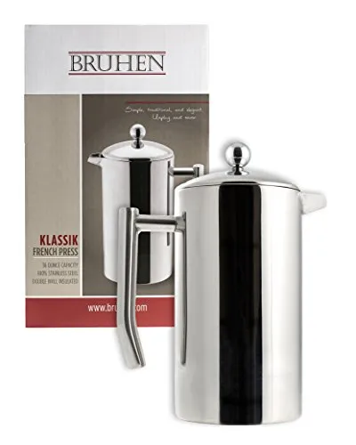 bruhen french press coffee maker 