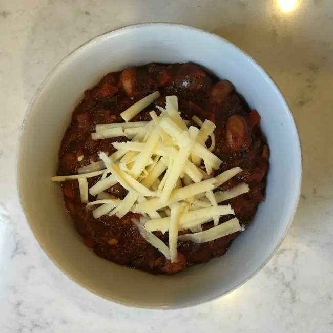 chili finished