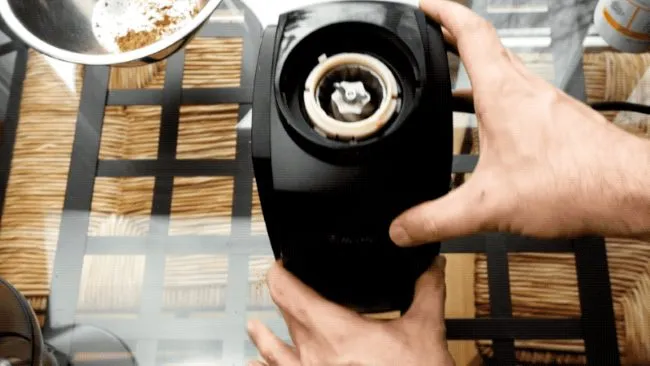 Coffee Grinder Remove Parts For Cleaning