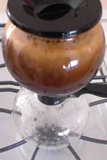 vac pot brewing upper chamber