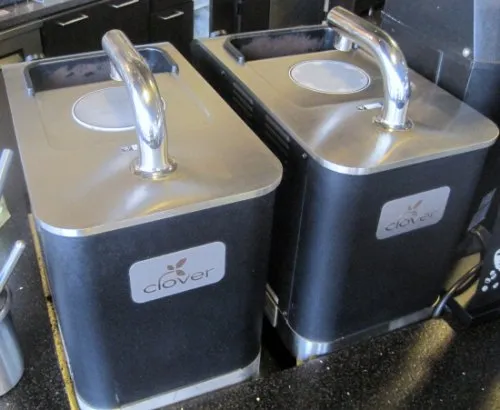 2 Clover Coffee Machines