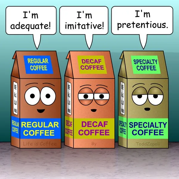 I&#x27;m Pretentious (coffee comic)