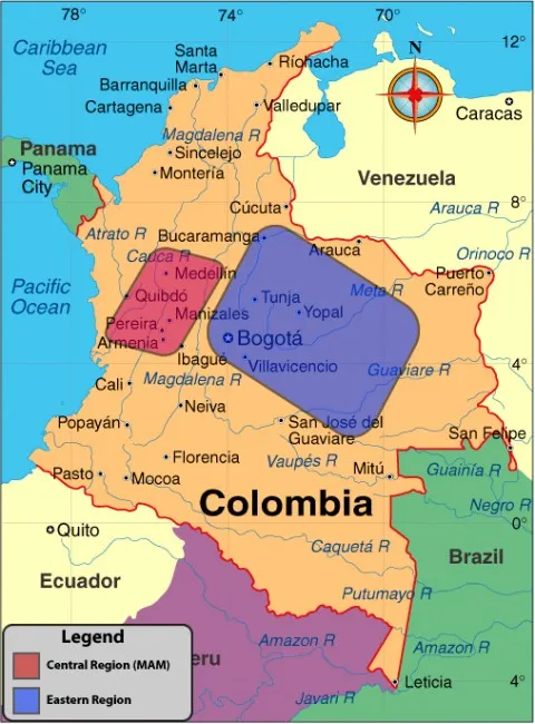 Colombia Map