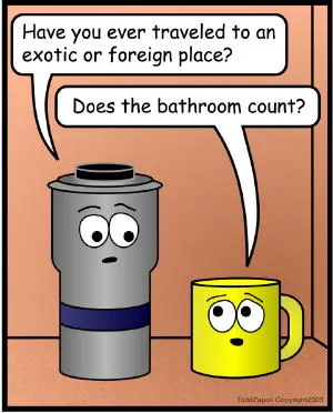 comic bathroom