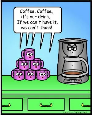 comic coffee chant