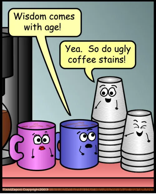 comic coffee stain