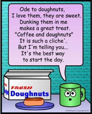 comic doughnuts