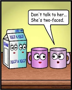 comic half and half