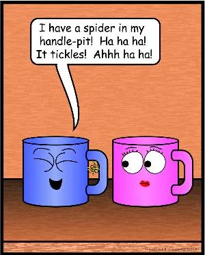 spider in handle