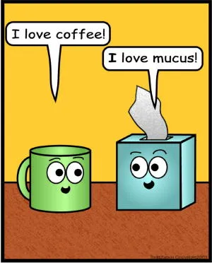 comic love mucus