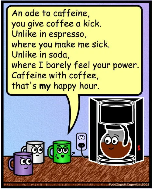 comic ode to caffeine