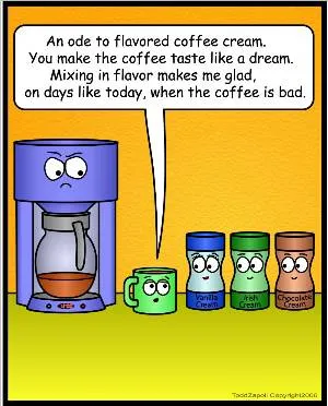 ode to flavored coffee