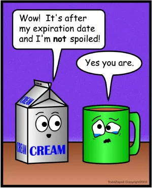 comic spoiled cream