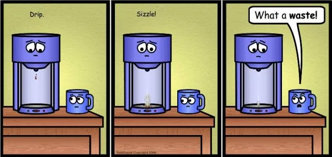 what a waste