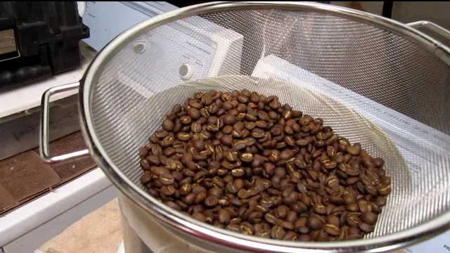 Home roasted coffee