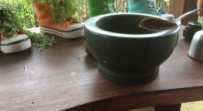 course ground coffee