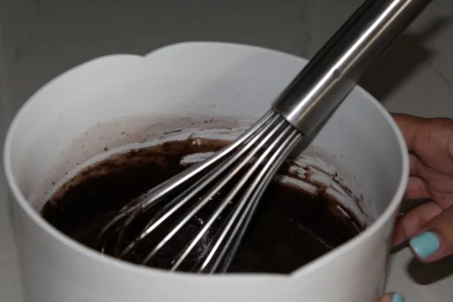 melt chocolate for cupcakes